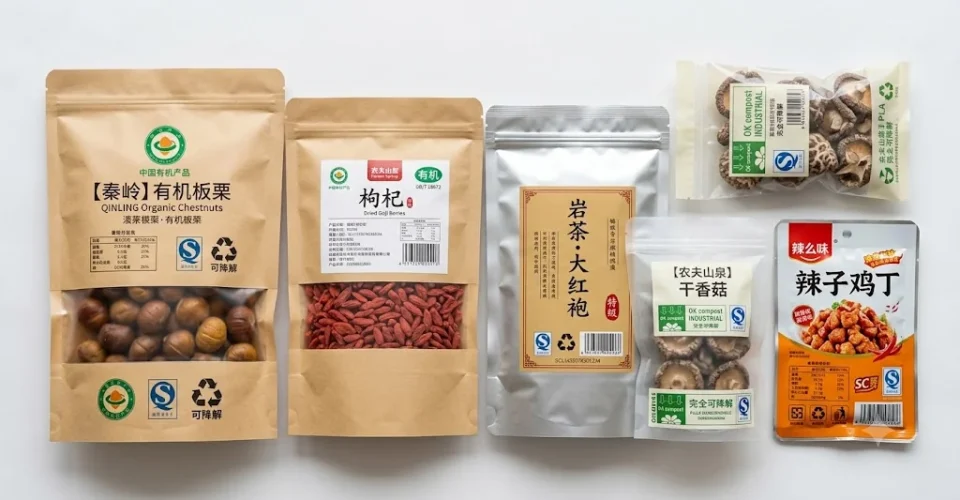 2025食品包装新规 - 各类食品包装袋展示 OMOPACK欧姆包装
