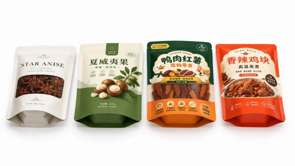 自立袋包装工艺 自立袋底部视图