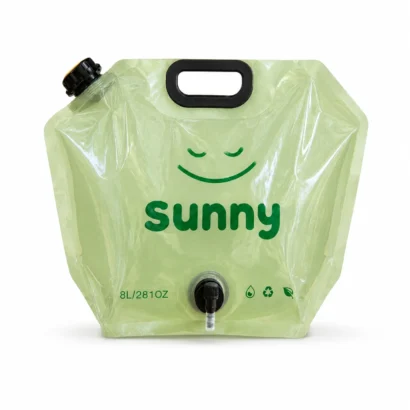 Collapsible portable outdoor water bag for camping and travel