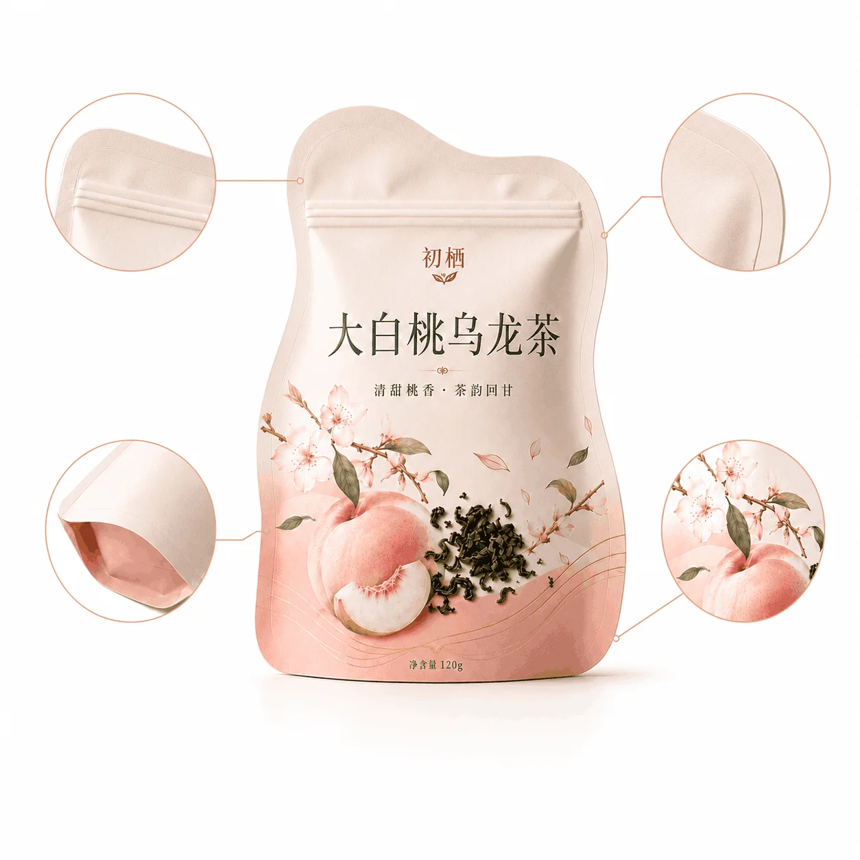定制食品异型袋 茶叶坚果糖果零食异型袋自立袋包装 - 图片 3
