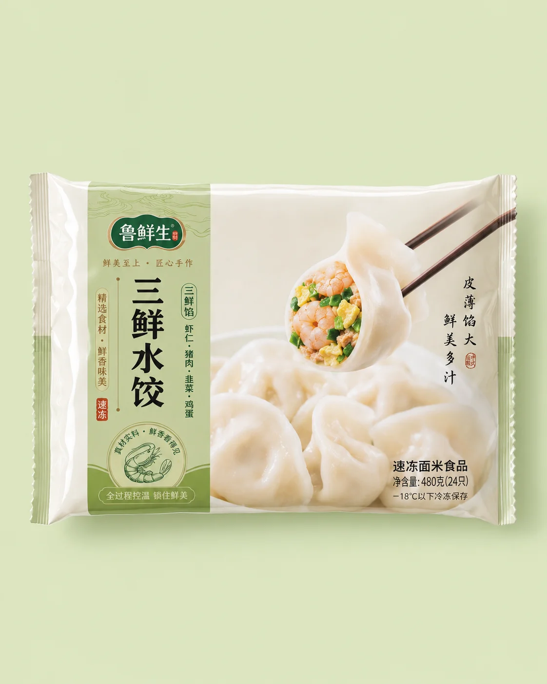 冷冻食品包装 速冻水饺包装