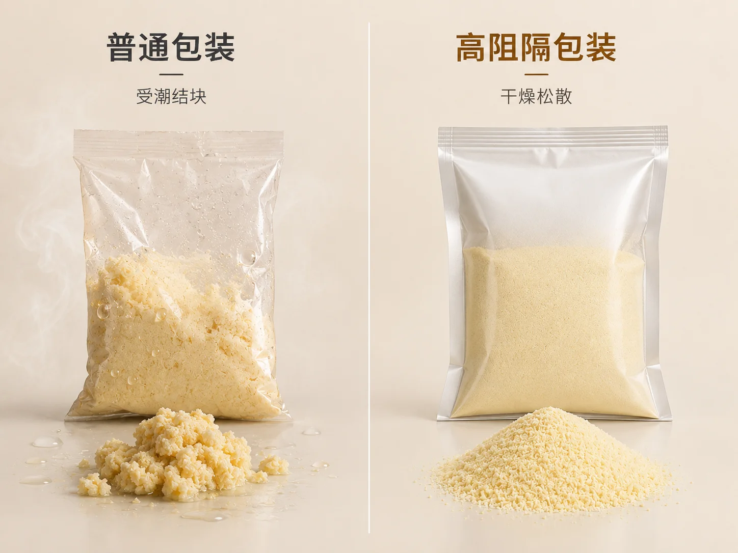 调料包装 高阻隔对比