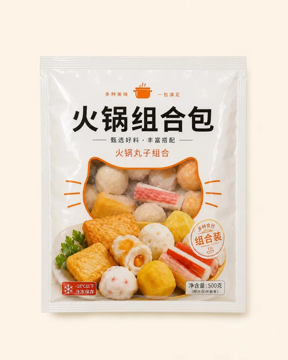 冷冻食品包装 火锅丸子