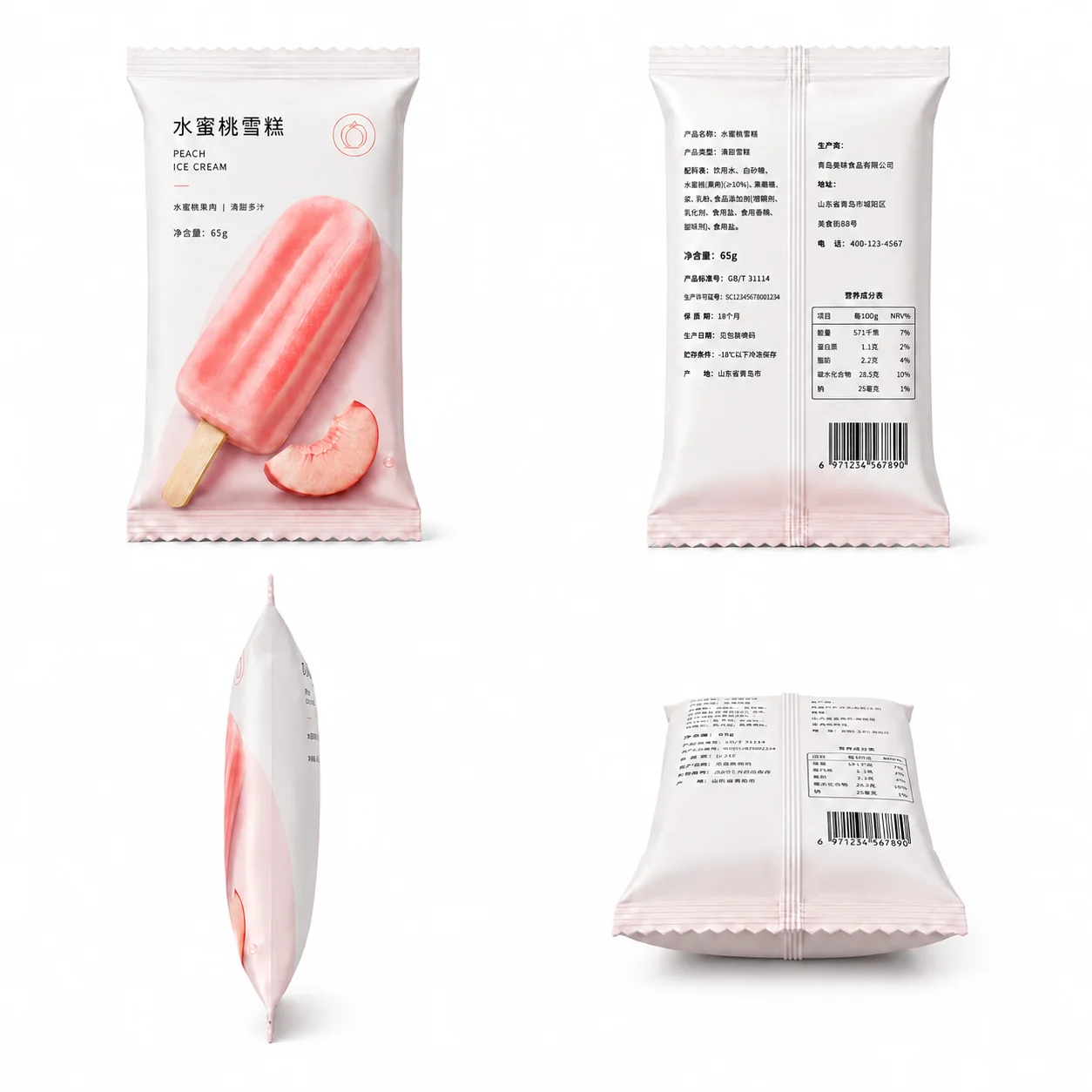 定制中封袋雪糕冰糕包装 便携独立分装 干货零食通用包装 - 图片 5