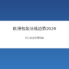 欧洲包装法规2026年合规趋势示意图