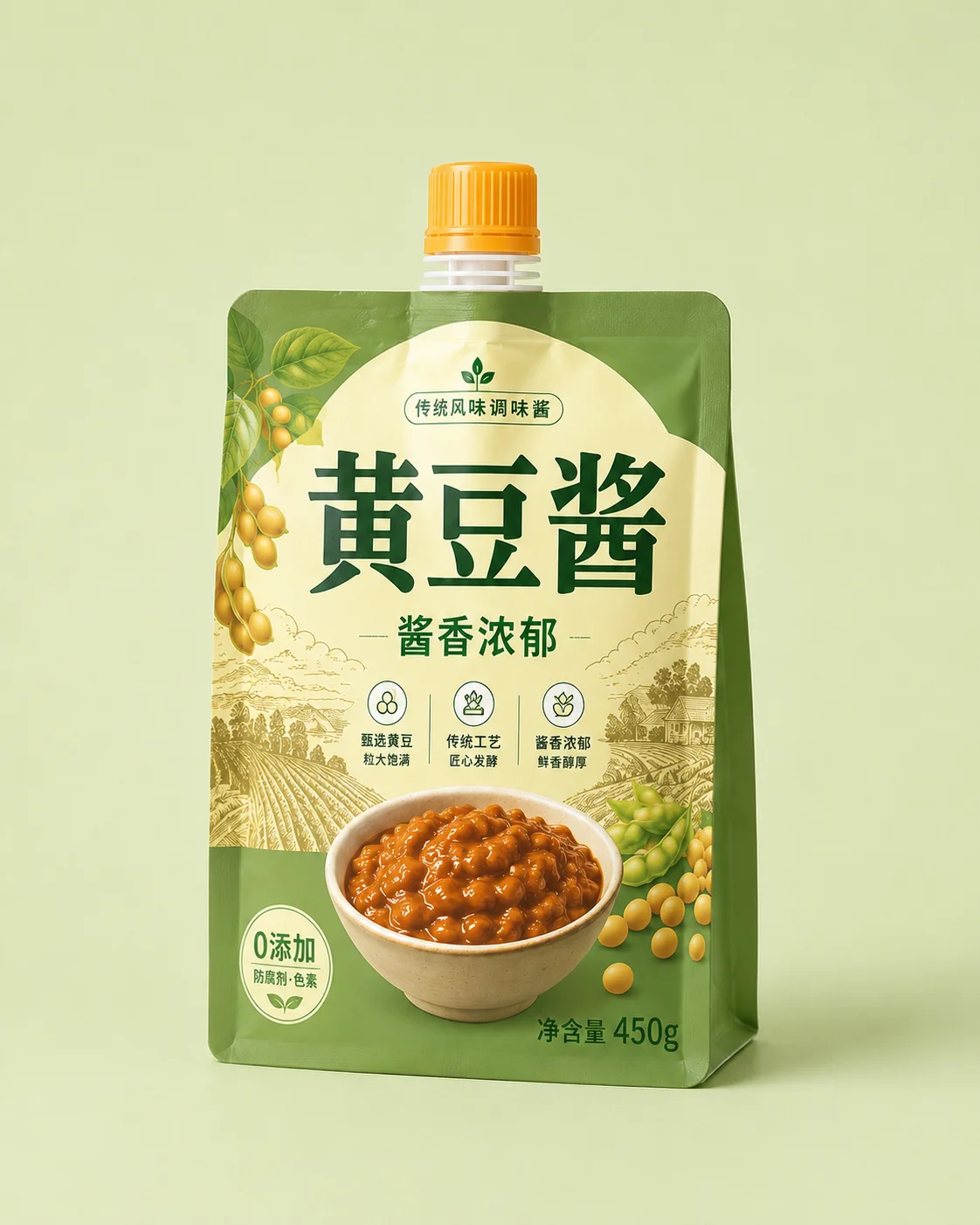 调料包装 黄豆酱