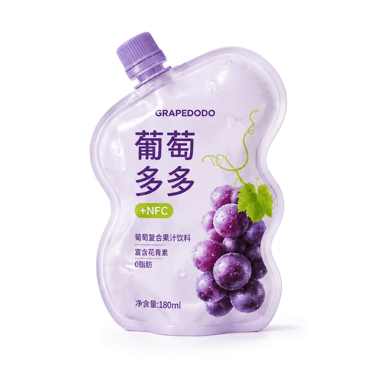 果汁包装袋异形吸嘴袋主图