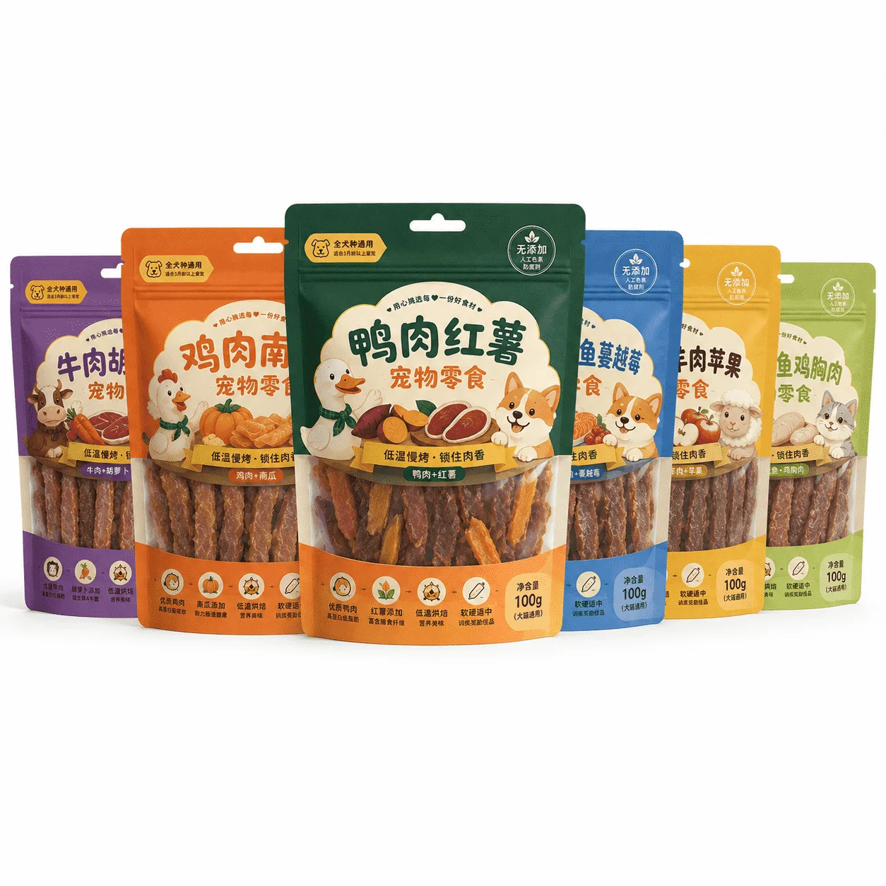 包装印刷 宠物食品自立袋印制样品