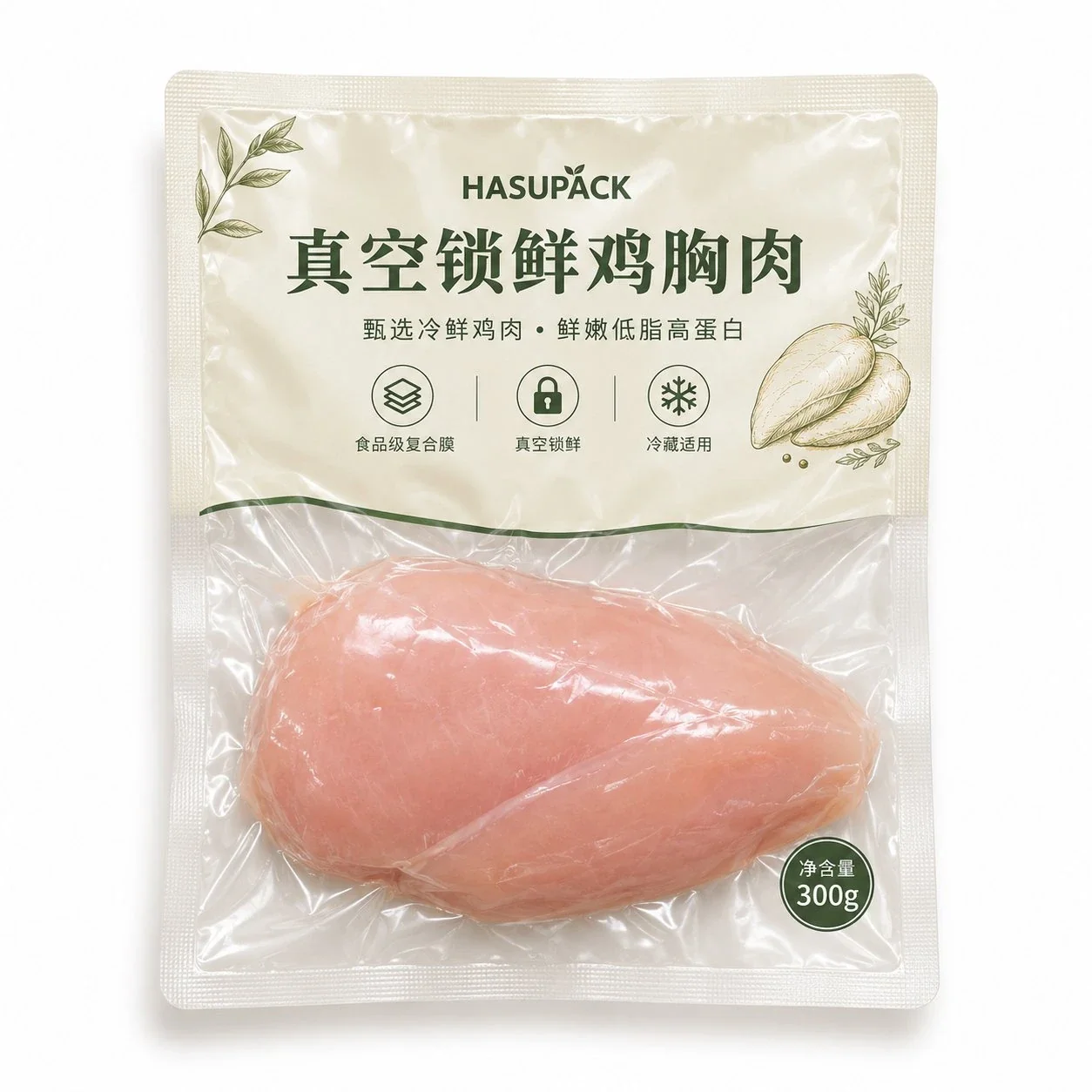 食品真空包装袋定制 鱼片海鲜熟食生鲜肉类冷冻包装袋厂家 - 图片 3