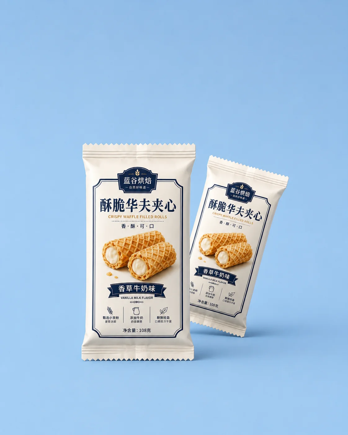 糖果零食 华夫饼