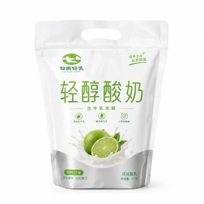 牛奶包装袋 乳制品 主视图