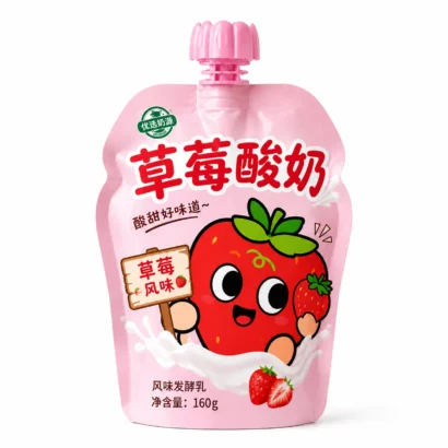 Kids yogurt pouch main view